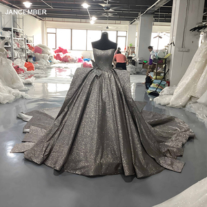 فساتين Quinceanera ثوب الكرة زهرة Vestidos De 15 Anos أسود حبيبته الديكور فستان حفلة مسائية Lsmx095 - Product Image 4