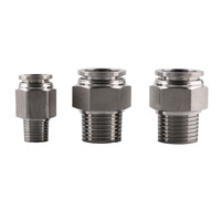 Fabricante de conectores neumáticos CAMOZZI Tipo T forma 3 vías Igual Metal Cobre Latón Aire Accesorios