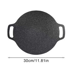 Multi-function Flat Carbon Steel <strong>Frying</strong> <strong>Pan</strong> Outdoor Barbecue <strong>Grill</strong> Non-stick Induction Ready Roast <strong>Pans</strong> Meat <strong>Grill</strong> <strong>Pan</strong> - Product Image 1