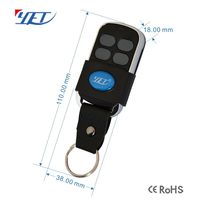Télécommande RF universelle CTO 315 336 350 365 433 MHz pour clonage de codes fixes et évolutifs, idéale pour volets roulants, portails et moteurs électriques
