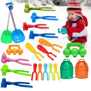 Winter Buiten Spel Tool 3d Vorm Zand Ijs Sneeuwpop Sneeuwbal Gevecht Clip Sneeuwbal Sneeuwbalmaker Speelgoed - Product Image 2