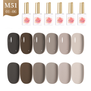 AILANUO Free Sample Design <b>Nails</b> Supplies Salon 6 Colors Gel <b>Nail</b> Polish Set Private Label OEM Gel Polishes Uv Gel Professional - Product Image 1
