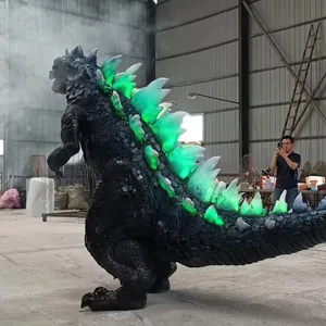 Cơ khí Godzilla trang phục cho người lớn Chủ Đề Công viên bên thuê animatronic trang phục