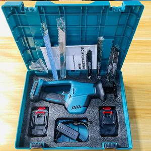 Scie sauteuse sans fil haute puissance, portable, sans balais, livrée avec 2 batteries et 6 lames de scie - Product Image 1