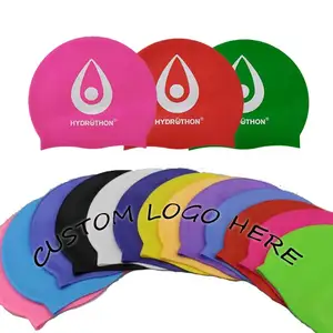 Factory Cheap Price Solid Color Logos Custom Design Swimming Cap Swim Cap Printer