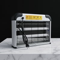 Lampe anti-moustiques électrique puissante Briht, piège à insectes d'intérieur, portée 20-50m, construction métallique, facile à nettoyer, modèle [modèle du produit]
