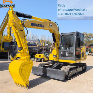 Excavadora de cadenas Komatsu PC70-8 usada en buen estado, de segunda mano, original japonesa, maquinaria de construcción de 7 toneladas en venta. - Product Image 6
