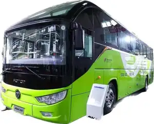 FOTON coach bus 50 autobús de pasajeros para la venta suspensión neumática compartimento de equipaje grande colores y patrones personalizados