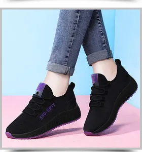 Zapatos Deportivos de Moda para <span class=keywords><strong>Mujer</strong></span>, Transpirables, Casuales, Nuevos, a Bajo Precio, <span class=keywords><strong>Zapatillas</strong></span> Planas para <span class=keywords><strong>Mujer</strong></span>, Zapatos Deportivos para Chica - Product Image 4