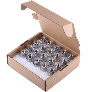 लेक्सस स्कोन कैमरी के लिए 20PCS क्रोम 12x1.5 व्हील लग नट मैग सीट वॉशर - Product Image 4