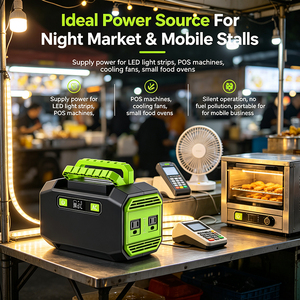 Station d'alimentation portable 300W 145Wh, mini générateur solaire, alimentation d'urgence domestique ininterrompue - Product Image 5