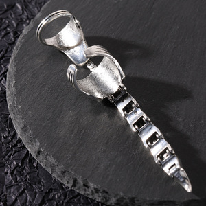 Retro Scorpion Ring Evento Punk Hip Hop Hombre Descompresión Anillo abierto - Product Image 4