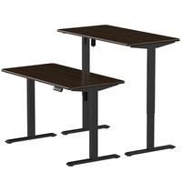 Cadre de bureau en bois à moteur unique en métal réglable en hauteur bureau d'étude électrique Tables debout de bureau