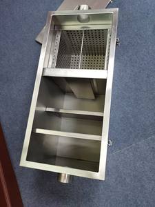 Filtre à graisse commercial en acier inoxydable pour eaux usées de cuisine, séparateur d'eau de cuisson multi-étages - Product Image 2