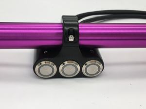 Accesorios para Motos, Interruptor de Faro Trifunción para Motocicleta, Botón de Encendido/Apagado Automático con Luz LED - Product Image 4