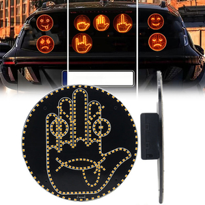 Feu Stop LED <span class=keywords><strong>de</strong></span> Voiture à Télécommande avec Geste du Majeur (Main Vierge) pour Avertissement <span class=keywords><strong>de</strong></span> Colère Routière - Product Image 1