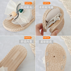 Pantoufles Femme Été 2026 Nouveauté Fleur Extérieur Maison Semelle Souple Étudiante Personnalité Sandales Antidérapantes Tendance - Product Image 4