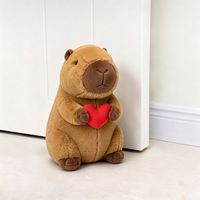 Butoir de porte décoratif en peluche Capybara lesté pour la maison et le bureau