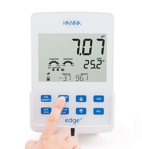 Italie <span class=keywords><strong>HANNA</strong></span> Nouveau et Original HI2002 Edge Grand Écran Plat <span class=keywords><strong>PH</strong></span>-ORP/mV-Thermomètre de YAMAT - Product Image 4