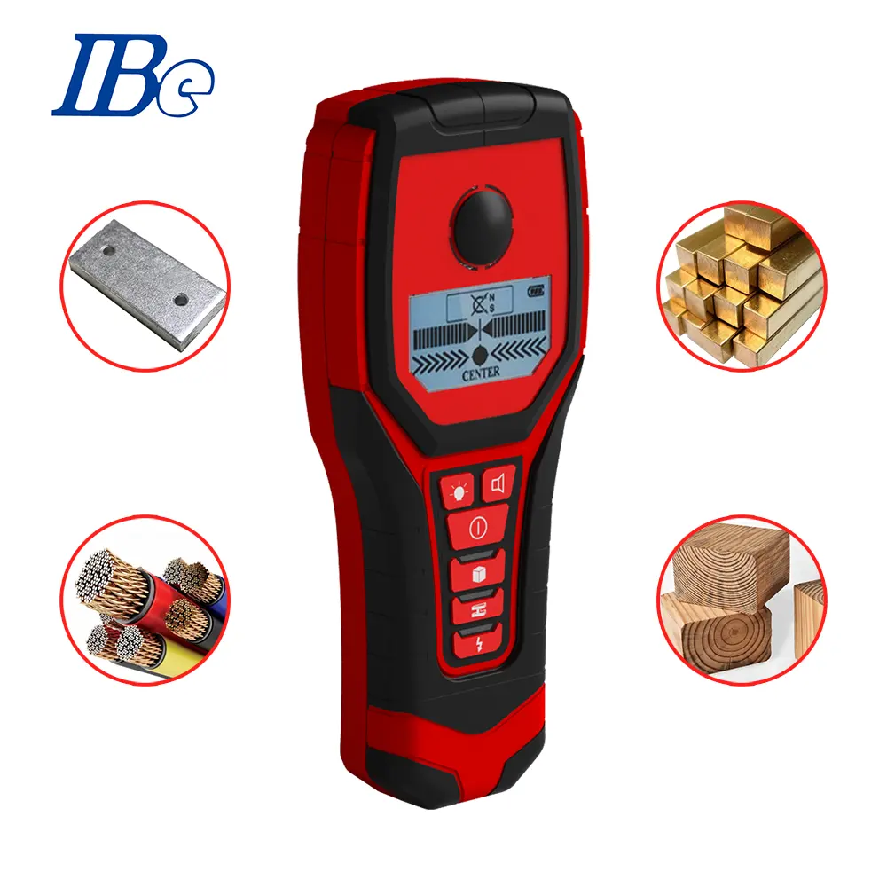 Electronic measuring instruments pipe wall scanner dector metal wood live wire detector water pipe detector wall scanner