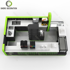 Mall Fast Food Kiosk Design for Fruit Juice Kiosk Bar Ideas Modern Durable Bread Display Cabinet Design for Sale - Product Image 2