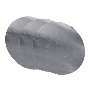 ASTM grado 2mm 3mm spessore 3003 3004 <span class=keywords><strong>colore</strong></span> rivestito in <span class=keywords><strong>alluminio</strong></span> rotondo foglio 304 acciaio inossidabile 1060 1100 <span class=keywords><strong>alluminio</strong></span> cerchio dischi - Product Image 1