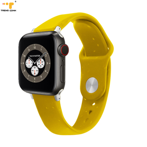 Cinturino in fibra di carbonio da donna con cinturino biodegradabile in gomma traspirante compatibile per <span class=keywords><strong>Apple</strong></span> <span class=keywords><strong>Watch</strong></span> Band serie <span class=keywords><strong>7</strong></span> - Product Image 4