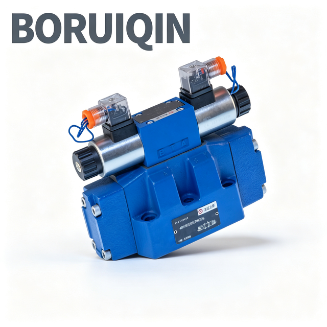 Hydraulic Electrohydraulic Directional Control Valve Double Solenoid Operated Valve for Heavy Duty Construction Machinery