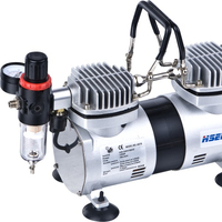AS19-2 2020 Produits les plus vendus Pompe à air électrique miniature 1/4HP 6Bar Machine à air comprimé pour aérographe