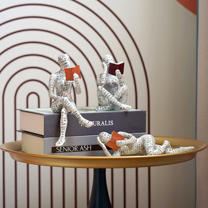 Abstract paard/olifantvormig modern kunstbeeld in Europese stijl, hars, huisdecoratie, relatiegeschenk, model - Product Image 4