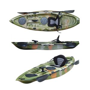 El Mejor Kayak Individual de Pesca de 8.7 pies, Canoa de Pesca de Plástico HDPE Rotomoldeado, Kayak de 1 Plaza con Remo para Alquiler, Venta al por Mayor de Fábrica para Turistas - Product Image 1