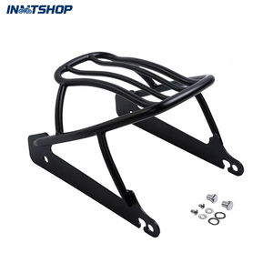 Personnalisation de la marque INMT - Acier inoxydable noir - 100% compatible - <span class=keywords><strong>Davidson</strong></span> DynaStreet Bob FXDB - Porte-bagages arrière pour moto - Product Image 1