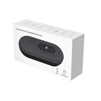 Altavoz para Conferencias USB 360 °   Sistema de Micrófono y Altavoz de Escritorio con Captación de Voz para Oficina en Casa y Reuniones en Línea con PC/Laptop