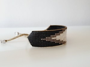 Best Seller Black Shiny Loom <span class=keywords><strong>braccialetti</strong></span> personalizzati <span class=keywords><strong>con</strong></span> <span class=keywords><strong>perline</strong></span> terminali placcati in acciaio inossidabile intrecciati a mano <span class=keywords><strong>con</strong></span> bracciale <span class=keywords><strong>con</strong></span> <span class=keywords><strong>perline</strong></span> Miyuki Delica - Product Image 3