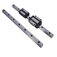 Rail de guidage linéaire PMI, bloc carré à roulement, série MSA, alliage de haute qualité, acier inoxydable, grande capacité de charge pour l'automatisation CNC