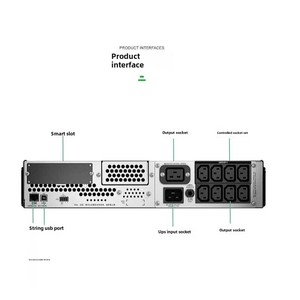 Schneider SMT3000RMI2U-CH 2700W/3000VA thông minh giá uninterruptible cung cấp điện 230V APC SMT UPS với pin - Product Image 5