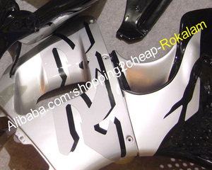 Body Fairing สำหรับ Honda CBR900RR 94 95 <span class=keywords><strong>CBR</strong></span> 900RR 1994 1995 <span class=keywords><strong>893</strong></span> CBR900 RR Silver สีดำ Fairings รถจักรยานยนต์อะไหล่ - Product Image 2