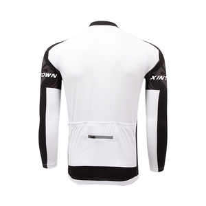 Camiseta de Manga Larga Ligera, Elástica en Cuatro Direcciones, Talla Grande, Poliéster y Elastano, Absorbe la Humedad, Transpirable, con Bolsillos Traseros y Agarre Antideslizante - Product Image 3