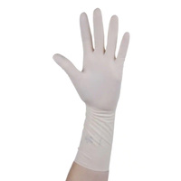 Gants chirurgicaux jetables en latex 6.5 sans poudre Gants de ménage stériles à vendre Fournitures