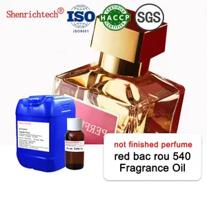 Aceite de fragancia de larga duración de alto concentrado rojo BAC ROU 540 para perfume, aceite aromático para hacer velas de marca