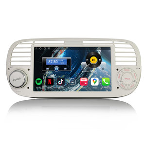 Sistema di Navigazione per Auto Erisin ES6650FW Android 14.0 IPS DSP SWC GPS CarPlay USB Autoradio Stereo per <span class=keywords><strong>Fiat</strong></span> 500/<span class=keywords><strong>500C</strong></span>/500S TV - Product Image 1