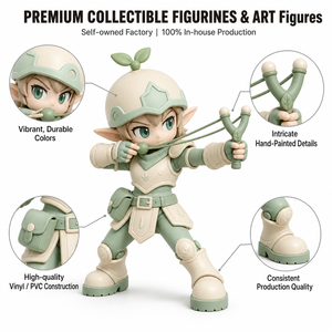 Figura de Elfo del Bosque Personalizada, Juguete de Vinilo Artístico, OEM ODM, Figura de Acción Coleccionable, Producto de Fábrica de Coleccionables - Product Image 1