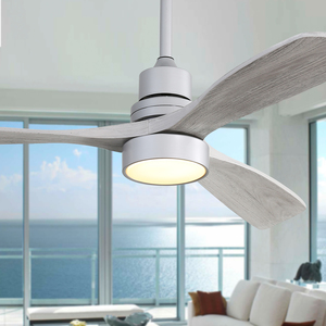Ventilador de techo decorativo con luz, alta calidad, 220v, <span class=keywords><strong>Control</strong></span> remoto, 52 pulgadas - Product Image 2