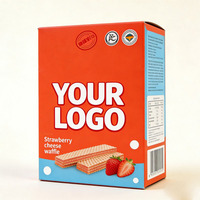 Boîte d'emballage en papier personnalisable, recyclable, de qualité alimentaire, bon marché, pour céréales, lait en poudre, collations, chocolat, desserts, vente en gros