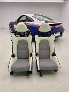 เบาะรถแข่งคุณภาพสูงปรับแต่งได้ เบาะรถยนต์คาร์บอนไฟเบอร์แห้งสำหรับ Boxster - Product Image 1