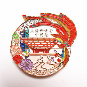 Aimants de réfrigérateur personnalisés en alliage de zinc métallique, série ville, fabricant d'aimants de réfrigérateur, souvenirs de voyage, zoo, décoration de la maison - Product Image 3