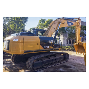 รถขุดตีนตะขาบ Caterpillar 329D มือสอง น้ำหนัก 29 ตัน พร้อมหัวต่อไฮดรอลิกแบบเร็วและบุ้งกี๋สำหรับงานดิน - Product Image 1