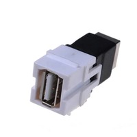 USB 2.0 A-zu-B Buchse-zu-Buchse Adapter aus ABS-Material, Steckverbindung für Laptop, DC-Ausgang, Brandneu