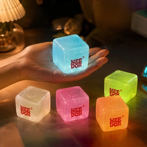 Sparkle Cube Squishy Sensory Toy Soft Anxiety Relief Stress <b>Tool</b> for Kids Adults Classroom and Office Use - Product Image 5