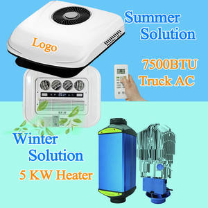 Aire Acondicionado para Autocaravanas de 12V/24V, Sistema de Climatización para RV, Unidad de Aire Acondicionado con Bomba de Calor - Product Image 5